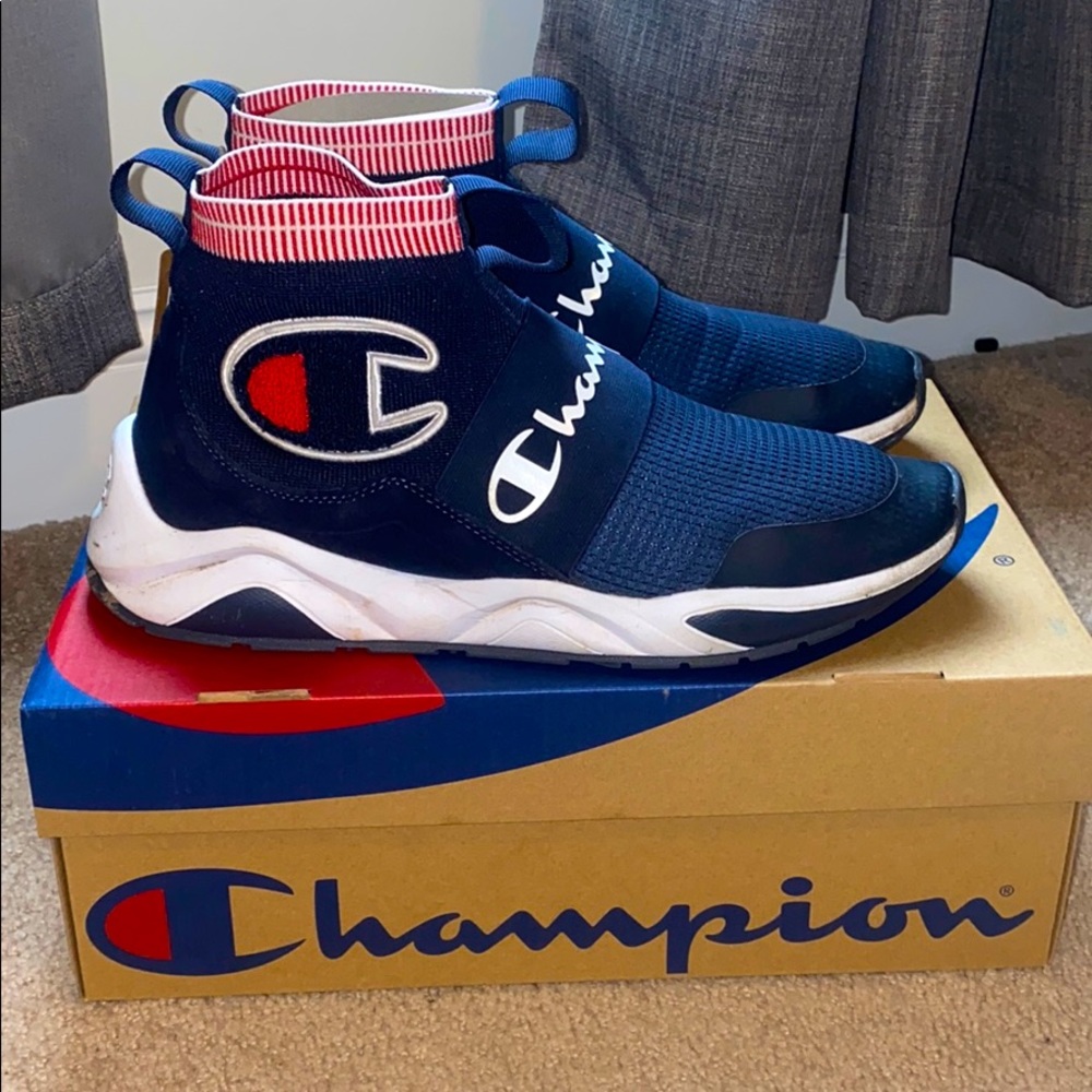 Champion navy blue athletic shoes size 11.5